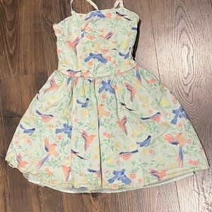 Cherokee Multicolor Bird Print Kids Dress